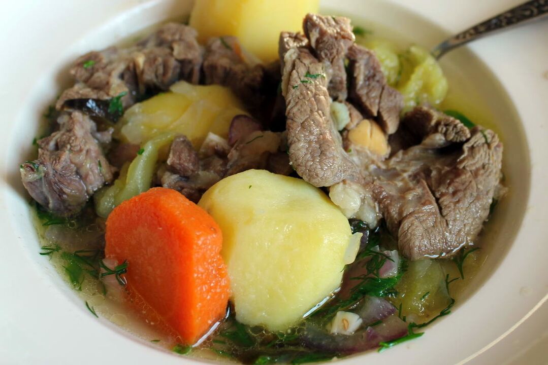 beef soup to increase men's potency