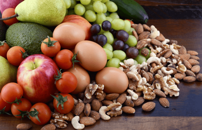 Nut Fruit Vegetables